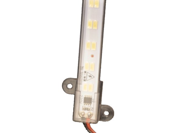 Banda LED Rigida 220V Cu Profil Plastic 100cm 2 Randuri 5730-R220V100CM2R